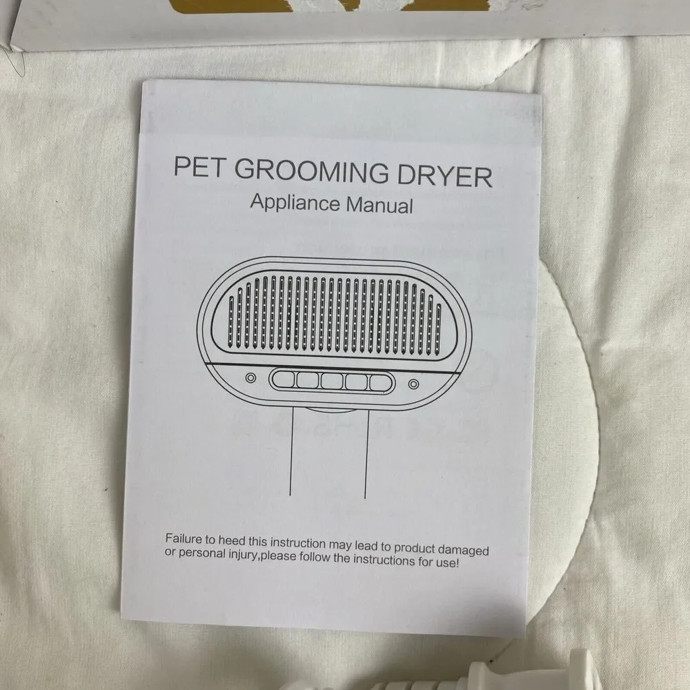 SIHEPETSHOPS Dog Hair Dryer 2 In 1 Dog Brush For Small Dog And Cat